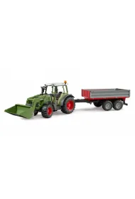 Traktor Fendt Vario 211 z �adowaczem i przyczep� Bruder