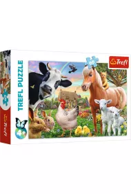 Puzzle 60 el. Weso�a farma Trefl