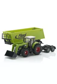 Siku Farmer - Traktor z �adowark�, wywrotka S1949