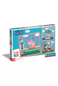 Puzzle 3x48 el. SuperColor. Peppa Pig Clementoni
