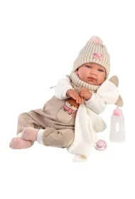 Lalka bobas Tina p�acz�ca 44cm Llorens