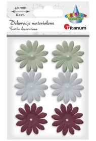 Titanum Kwiaty materia�owe pianka 3D 40 mm