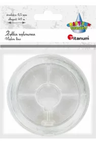 Hasta �y�ka nylonowa przezroczysta 0,5 mm, 40 m