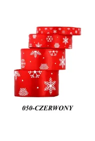 Pogotowie Florystyczno �lubne Wst��ka satynowa w �nie�ynki 25mm/22mb