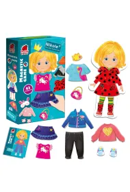 Puzzle Magnetyczna Ubieranka. Nikole Little Fashion Girl Roter Kafer