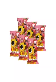BeRaw Kids Baton Truskawka Banan Zestaw 6 x 25 g