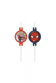 Procos Rurki papierowe z medalionem Spiderman