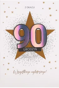 Pan Dragon Karnet Urodziny 90
