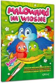 Malowanki z kolorowym wzorem na wiosn�