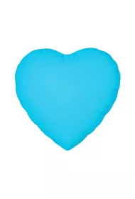 Godan Balon foliowy Serce fluor niebieski 46cm