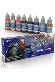 Scale 75 Fantasy & Games - Paint Set - Basic Colors 8x17ml