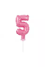 Godan Balon foliowy na patyczku BC-5RO5 Cyfra 5