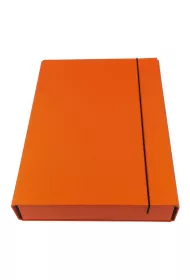 Ziemia Obiecana Teczka box z gumk� pomara�czowa