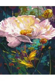 Brushme Malowanie po numerach - Wspania�y kwiat 40x50cm
