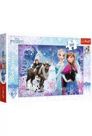 Puzzle 160 el. Zimowe przygody Trefl