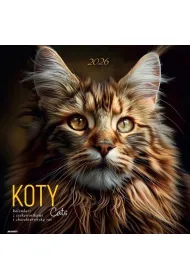 Kalendarze �cienne Kalendarz albumowy du�y 2026 Koty KAD-9