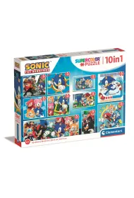 Puzzle 10w1 SuperColor. Sonic Clementoni