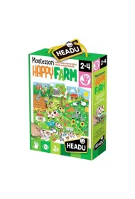 Puzzle Montessori szcz�liwa Farma * Headu
