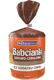 NaturaVena Babcianki serowo-cebulowe bez dodatku cukru 110 g
