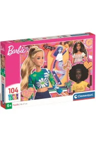 Puzzle 104 el. SuperColor. Barbie Clementoni