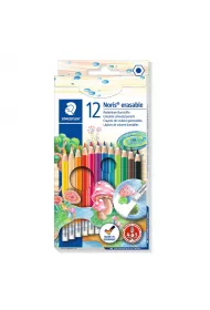 Staedtler Kredki o��wkowe Noris Club, sze�ciok�tne, usuwalne z gumk� 12 szt.