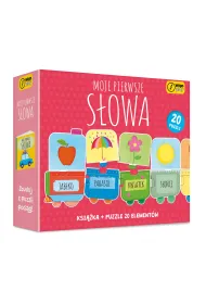 Puzzle 20 el. Moje pierwsze s�owa + ksi��ka Wilga Play