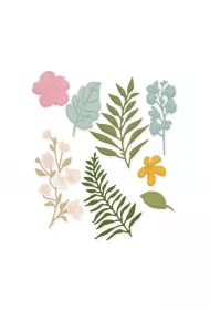 Dalprint Zestaw wykrojnik�w - Kwiaty i li�cie 8 element�w
