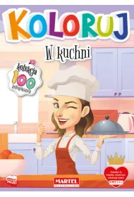 W kuchni. Koloruj