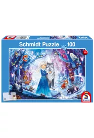 Puzzle 100 el. Ksi�niczka w zimowym lesie Schmidt