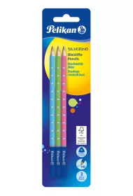 Pelikan O��wek Silverino HB 3 szt.