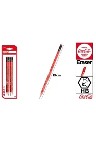 Mp Main Paper O��wek HB z gumk� Coca-Cola 4 szt.