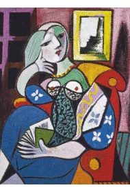 Puzzle 1000 el. Kobieta z ksi��k�, Picasso Piatnik