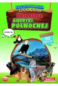 Kolorowanka edukacyjna Zwierzta Ameryki Pnocnej