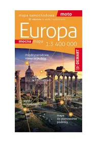 Europa. Mapa samochodowa 1:3 400 000. Mocna mapa