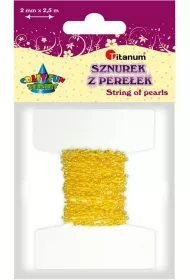 Titanum Pere�ki na sznurku 2,5 mm x 2 m