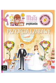 Album z naklejkami. Ma�a projektantka. Przyj�cia i zabawy