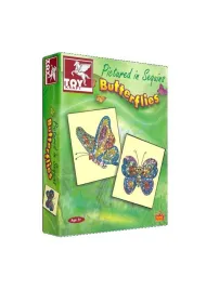 Zdobienie cekinami, motyle - Pictured In Sequins - Butterflies. Toy Kraft *