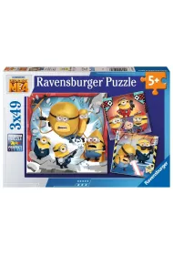 Puzzle 3x49 Minions 4 Ravensburger