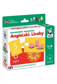 Puzzle Kapitan Nauka. Ukadanki malucha. Angielski. Liczby 1-3 lata Edgard