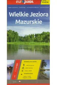 Wielkie Jeziora Mazurskie mapa tur.1:110 000/Europilot/plastik
