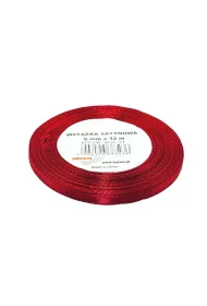 Brewis Wst��ka satynowa czerwona 6 mm x 32 m