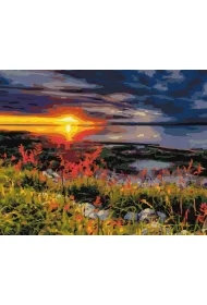Twoje Hobby Malowanie po numerach - Zach�d s�o�ca 40x50cm