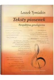 Teksty piosenek Perspektywa genologiczna