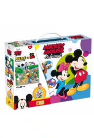 Puzzle 60 el. Double-Face in bag Mickey Mouse & Friends Lisciani