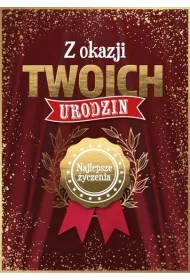 Armin Style KARNET URODZINY B6 Z KOP AS GM-1302 FOL
