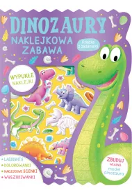 Dinozaury. Naklejkowa zabawa. Ksi��ka z zadaniami