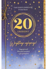 Pan Dragon Karnet B6 Urodziny 20