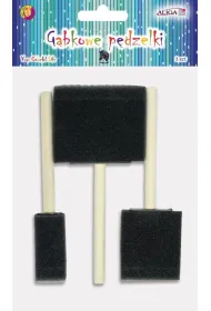 Aliga P�dzelki g�bkowe 2,5cm, 5cm, 7,5cm 3 szt