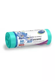 Stella Worki na mieci z uszami Fresh o wieym zapachu 60 L 16 szt.