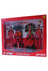 Bburago Model 1:24 Ferrari SF-23 Leclerc Sainz zestaw bolid�w F1 18-26817